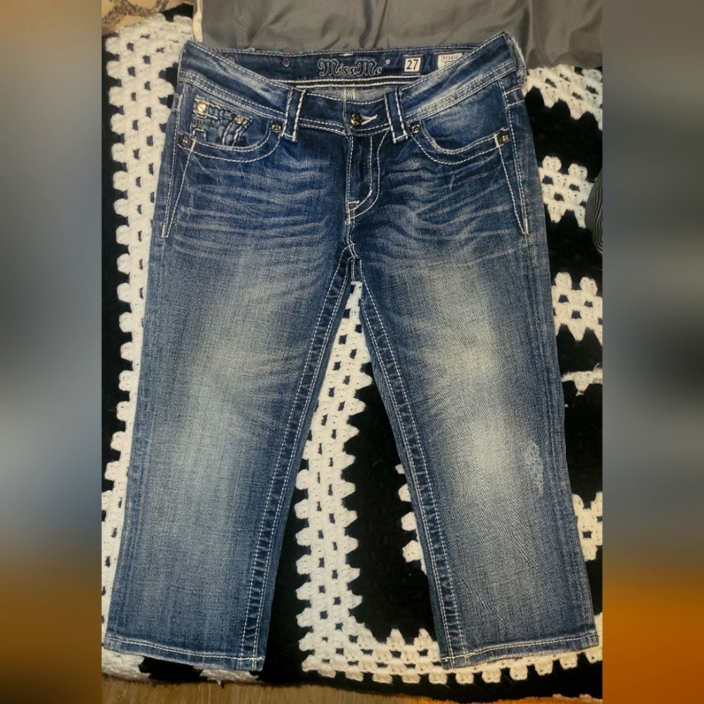 MISS ME womens capris size 27